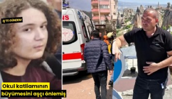 Okul katliamının büyümesini aşçı önlemiş