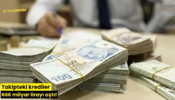 Takipteki krediler 666 milyar lirayı aştı!