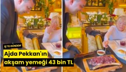Ajda Pekkan'ın akşam yemeği 43 bin TL