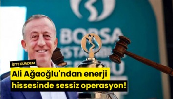 Ali Ağaoğlu'ndan enerji hissesinde sessiz operasyon!