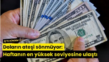 Doların ateşi sönmüyor: Haftanın en yüksek seviyesine ulaştı