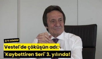 Vestel'de çöküşün adı: 'Kaybettiren Seri' 3. yılında!