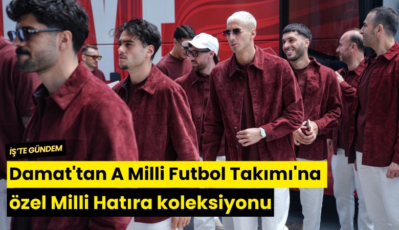Damat'tan A Milli Futbol Takımı'na özel Milli Hatıra koleksiyonu