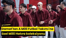 Damat'tan A Milli Futbol Takımı'na özel Milli Hatıra koleksiyonu