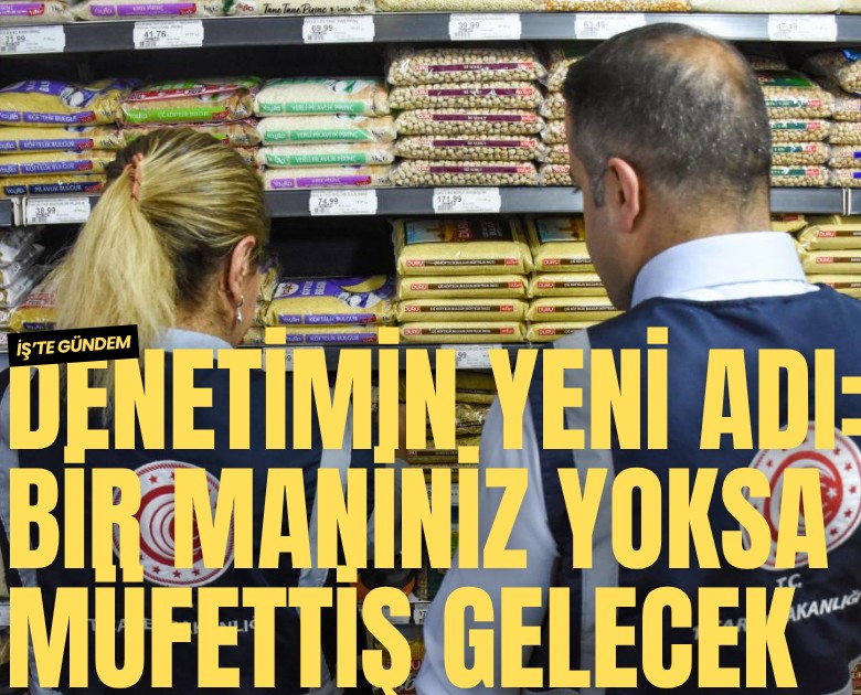 Denetimin yeni adı: Bir maniniz yoksa müfettiş gelecek