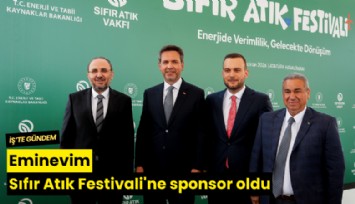 Eminevim Sıfır Atık Festivali'ne sponsor oldu