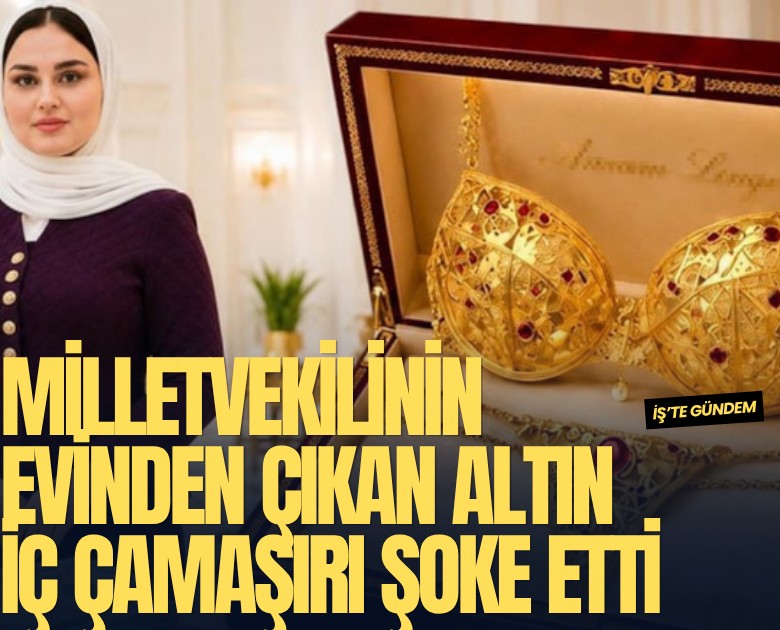 Irak'ta milletvekilinin evinden çıkan altın iç çamaşırı şoke etti