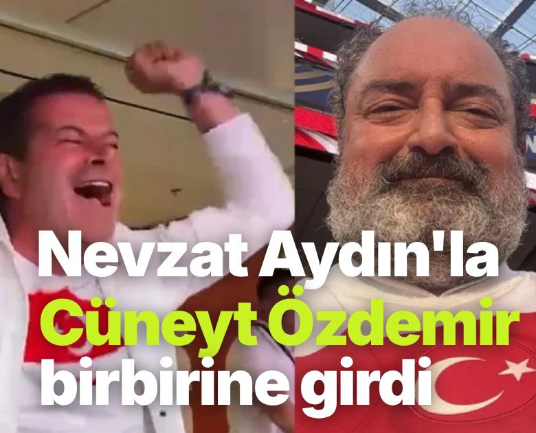 Nevzat Aydın'la Cüneyt Özdemir birbirine girdi