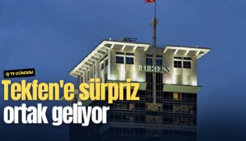 Tekfen'e sürpriz ortak geliyor