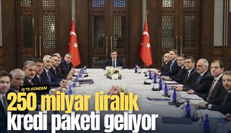 250 milyar liralık kredi paketi geliyor