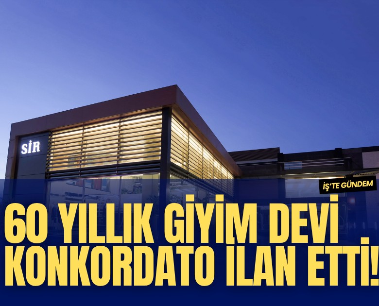 60 yıllık hazır giyim devi konkordato ilan etti!