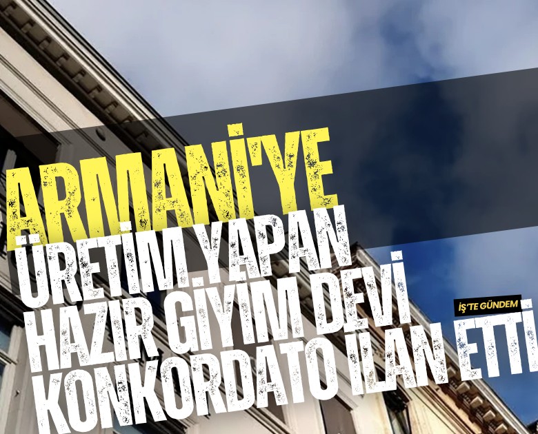 Armani'ye üretim yapan hazır giyim devi konkordato ilan etti