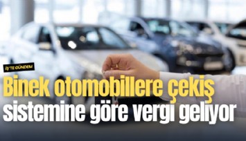 Binek otomobillere çekiş sistemine göre vergi geliyor
