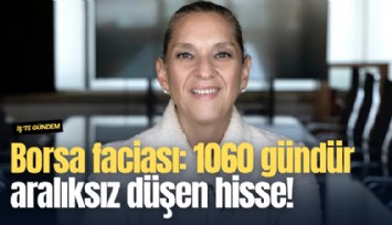 Borsa faciası: 1060 gündür aralıksız düşen hisse!