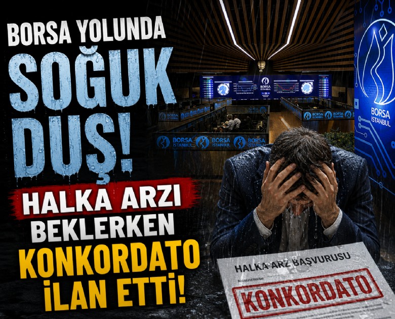 Borsa yolunda soğuk duş! Halka arzı beklerken konkordato ilan etti