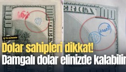 Dolar sahipleri dikkat! Damgalı dolar elinizde kalabilir