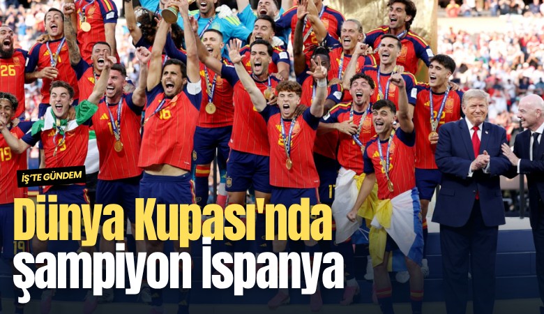 Dünya Kupası'nda şampiyon İspanya