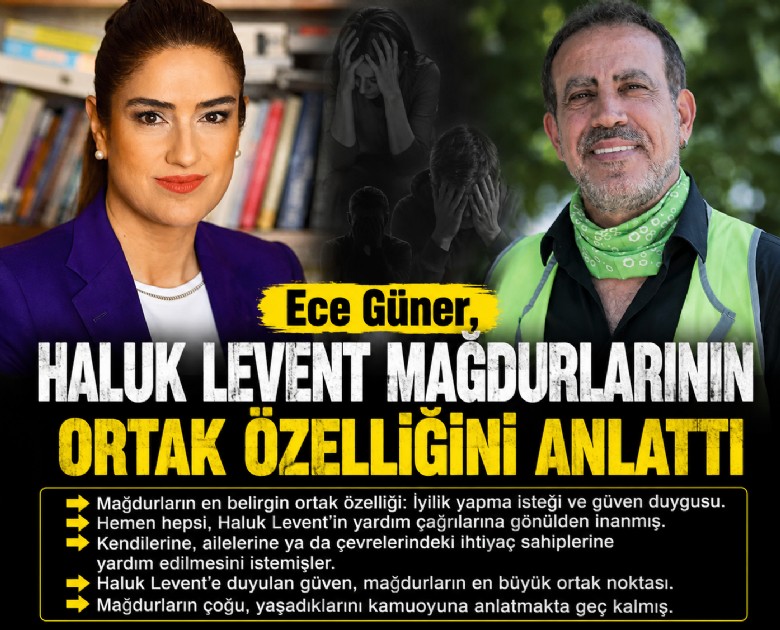 Ece Güner, Haluk levent mağdurlarının ortak özelliğini anlattı: Yalnız ve istismara açık