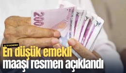 En düşük emekli maaşı resmen açıklandı