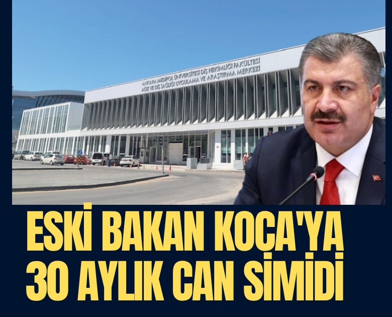 Eski Bakan Koca'ya 30 aylık can simidi
