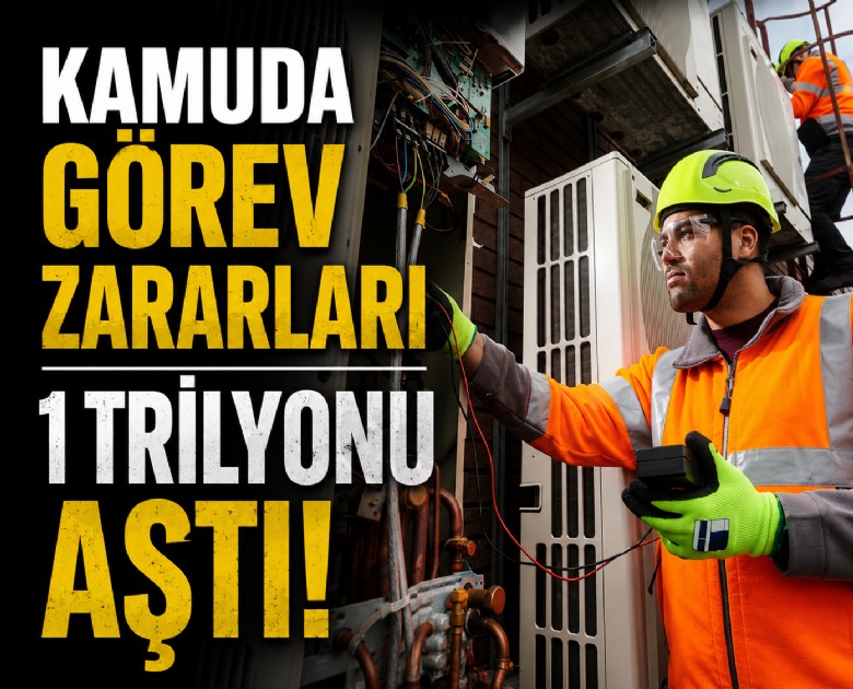 Kamuda görev zararları 1 Trilyonu aştı!