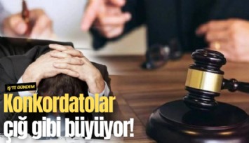 Konkordatolar çığ gibi büyüyor!
