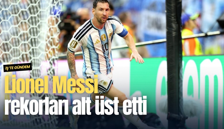 Lionel Messi rekorları alt üst etti