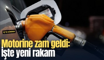 Motorine zam geldi: İşte yeni rakam