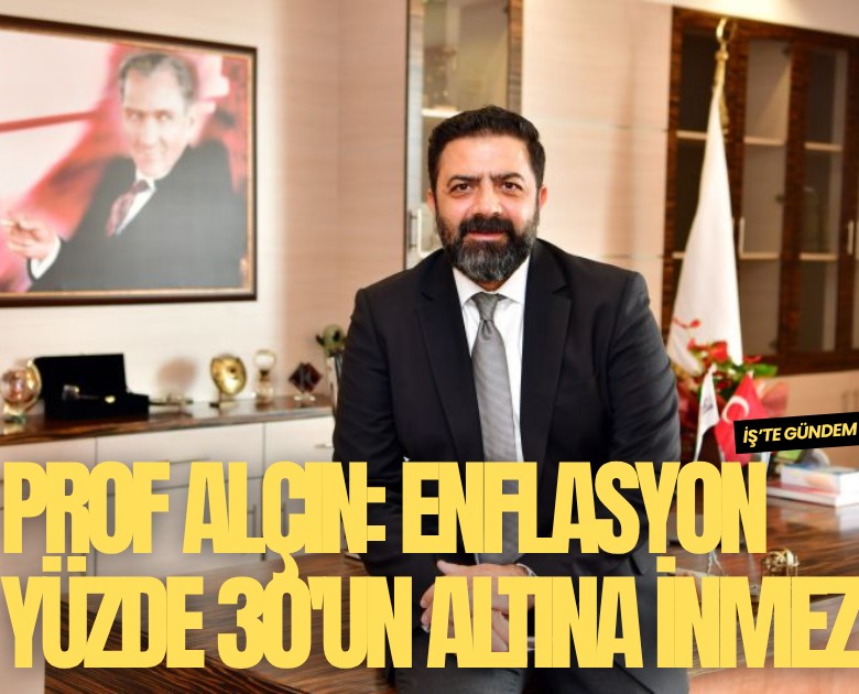 Prof. Dr. Alçın: Enflasyon yüzde 30'un altına inmez!