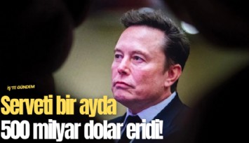 Serveti bir ayda 500 milyar dolar eridi!
