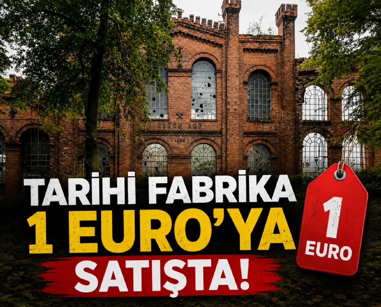 Tarihi fabrika 1 Euro'ya satışta!