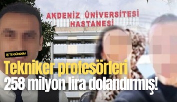 Tekniker profesörleri 258 milyon lira dolandırmış!