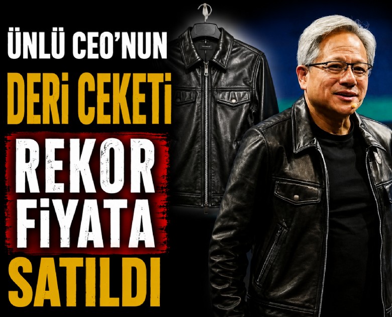Ünlü CEO'nun deri ceketi rekor fiyata satıldı