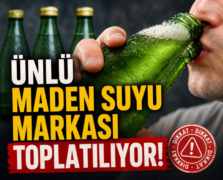 Ünlü maden suyu markası toplatılıyor!