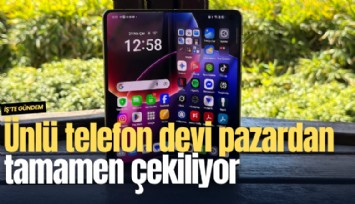 Ünlü telefon devi pazardan tamamen çekiliyor
