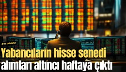 Yabancıların hisse senedi alımları altıncı haftaya çıktı