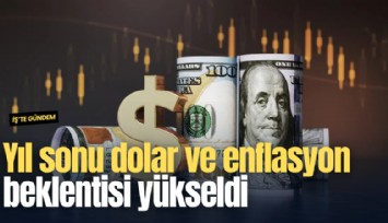 Yıl sonu dolar ve enflasyon beklentisi yükseldi