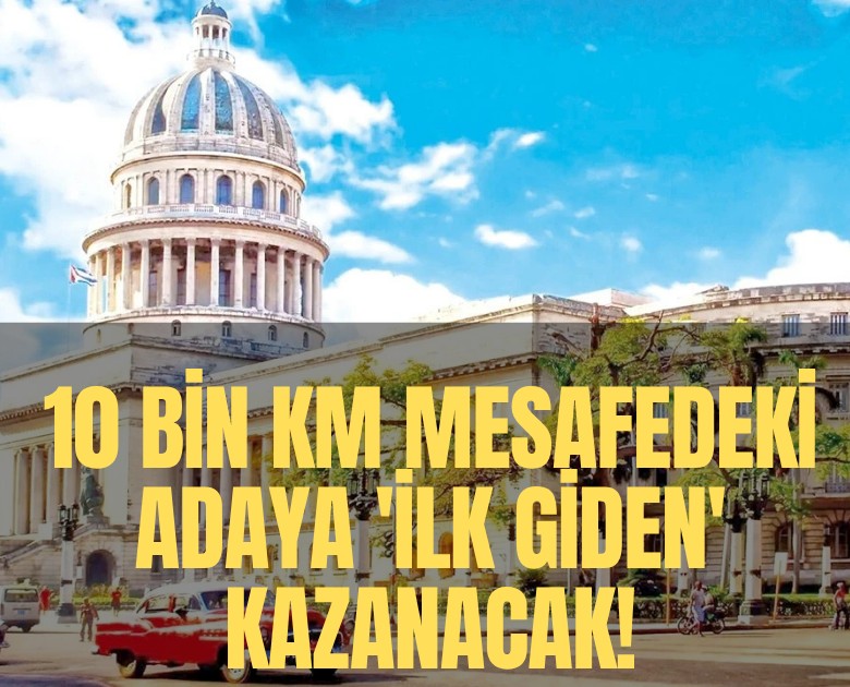 10 bin km mesafedeki adaya 'ilk giden' kazanacak!