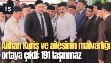 Alihan Kuriş ve ailesinin malvarlığı ortaya çıktı: 191 taşınmaz