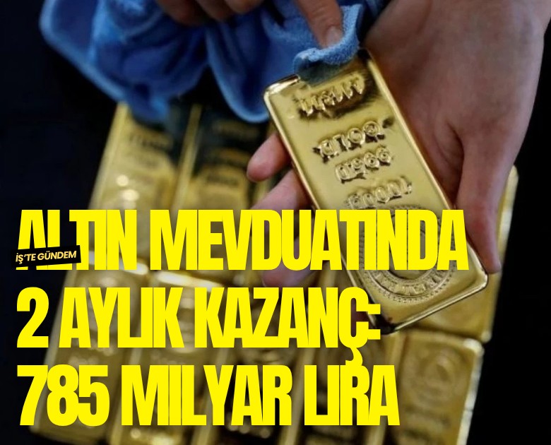 Altın mevduatında 2 aylık kazanç: 785 milyar Lira