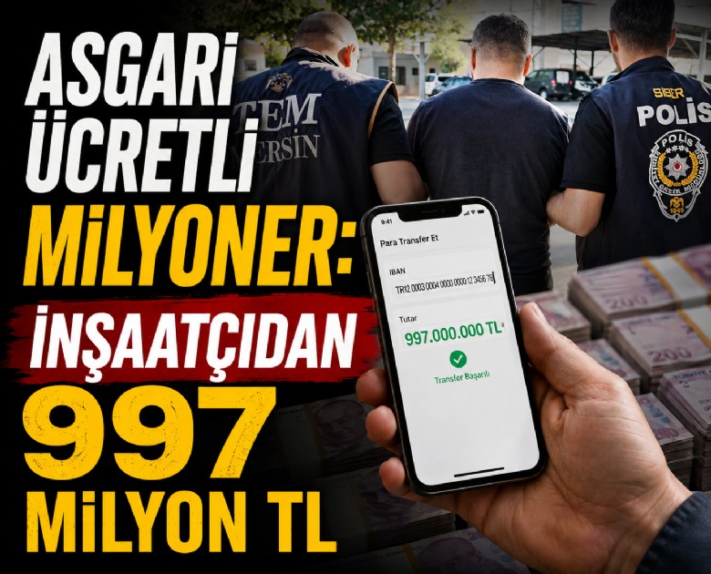 Asgari ücretli milyoner: İnşaatçıdan 997 milyon TL