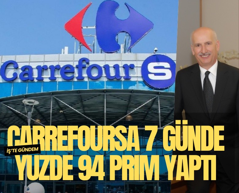 CarrefourSA hisseleri 7 günde yüzde 94 prim yaptı