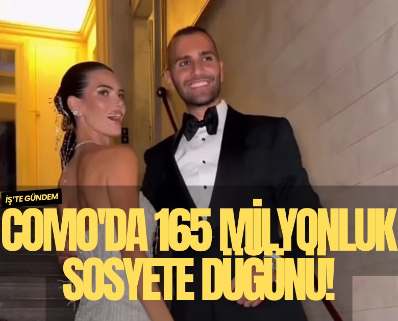 Como'da 165 milyon liralık sosyete düğünü!