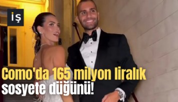 Como'da 165 milyon liralık sosyete düğünü!