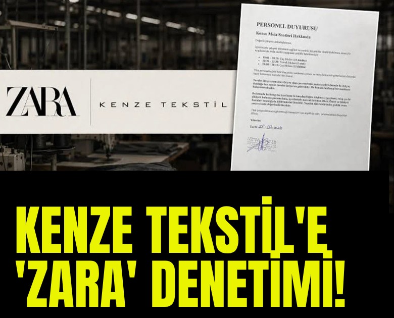 Diyarbakır'da Kenze Tekstil'e 'Zara' denetimi!