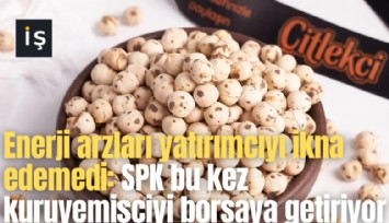 Enerji arzları yatırımcıyı ikna edemedi: SPK bu kez kuruyemişçiyi borsaya getiriyor
