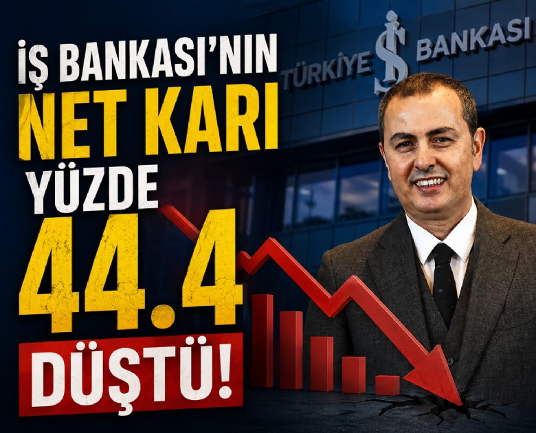 İş Bankası'nın net karı yüzde 44.4 düştü!