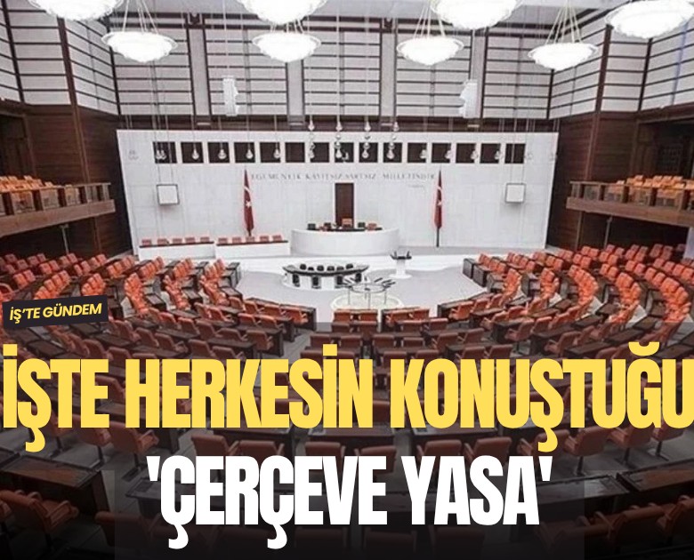 İşte herkesin konuştuğu 12 maddelik 'Çerçeve yasa'