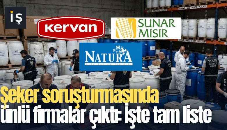 Şeker soruşturmasında ünlü firmalar çıktı: İşte tam liste