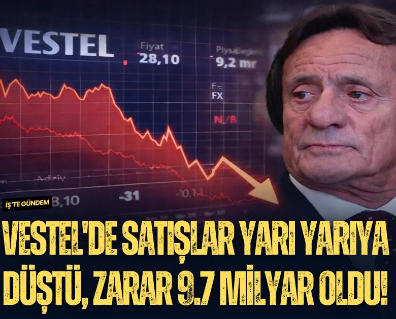 Vestel'de satışlar yarı yarıya düştü, zarar 9.7 milyar oldu!